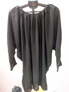 Velour Black Size L Blouse